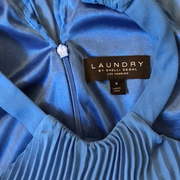 LAUNDRY BY SHELLI SEIGAL PLEATED COCKTAIL DRESS - Picture 5 of 6